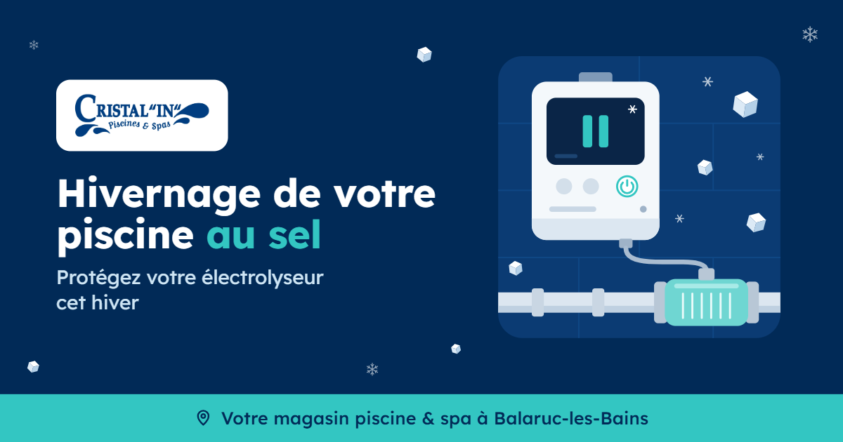 Hivernage actif d'une piscine au sel : les étapes pour protéger votre électrolyseur